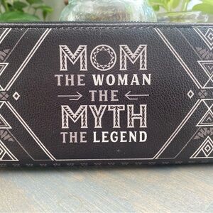 Legendary Black Graphic Clutch